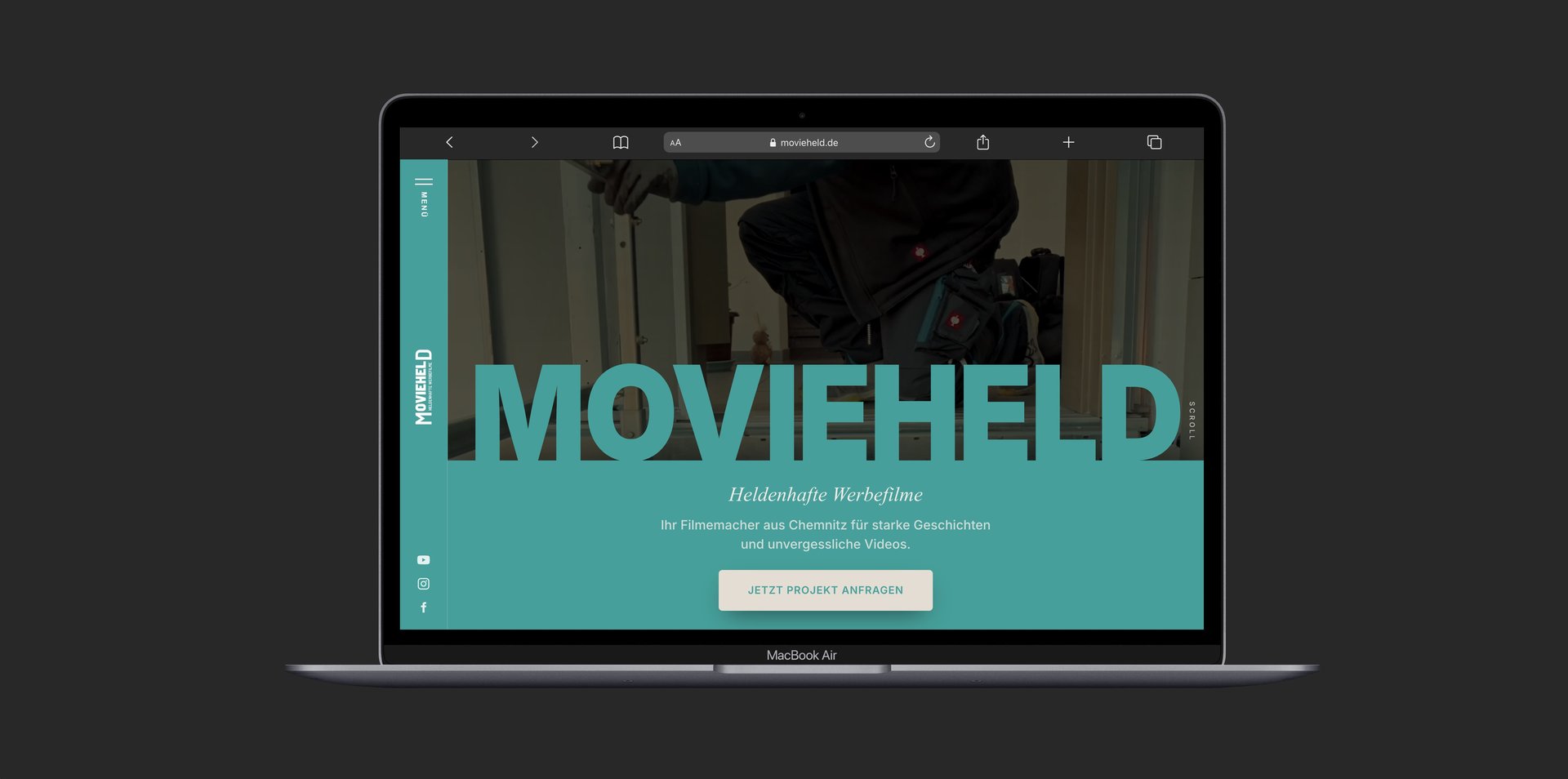Movieheld — Filmemacher-Website aus Chemnitz