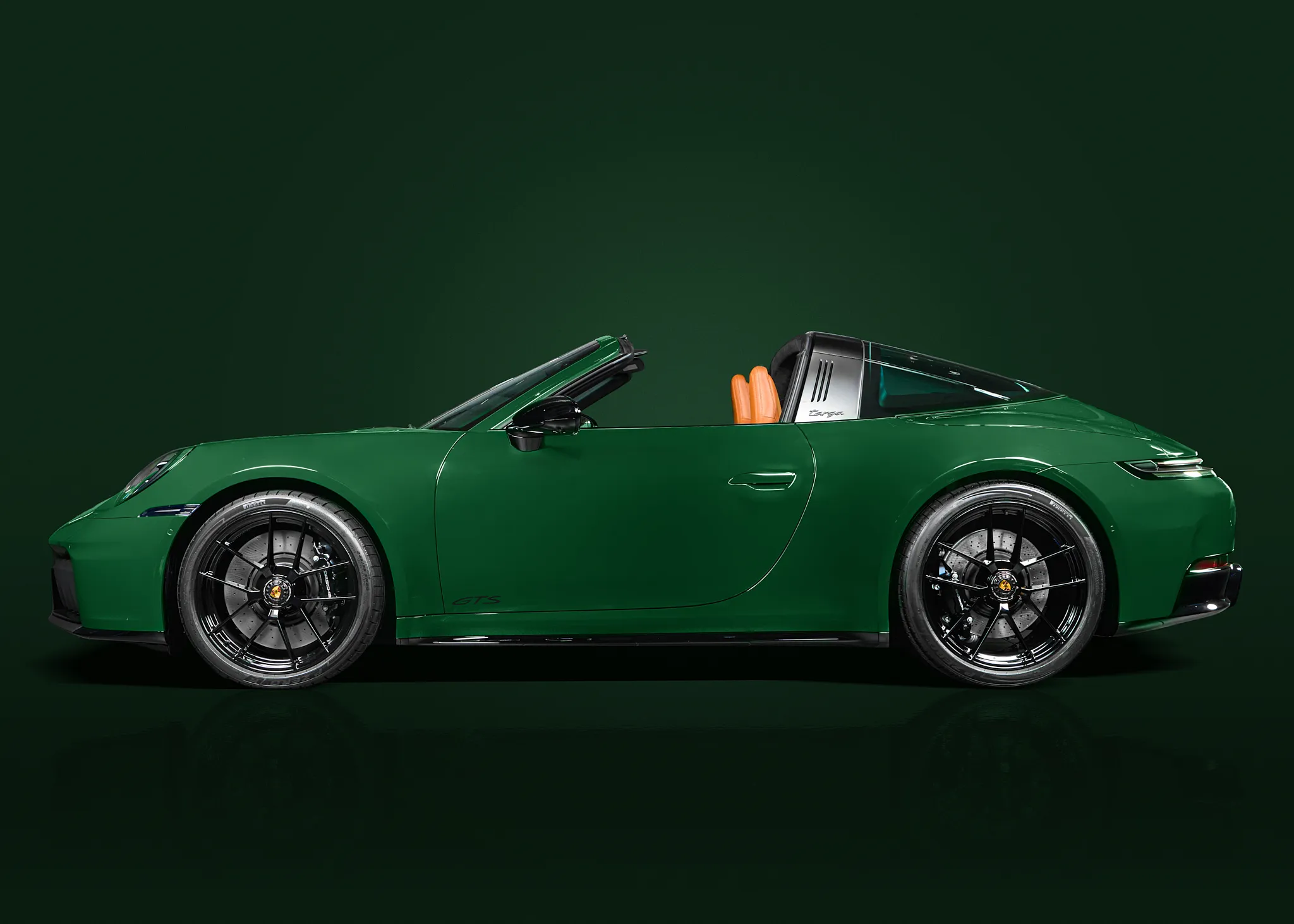 Porsche Green Detail