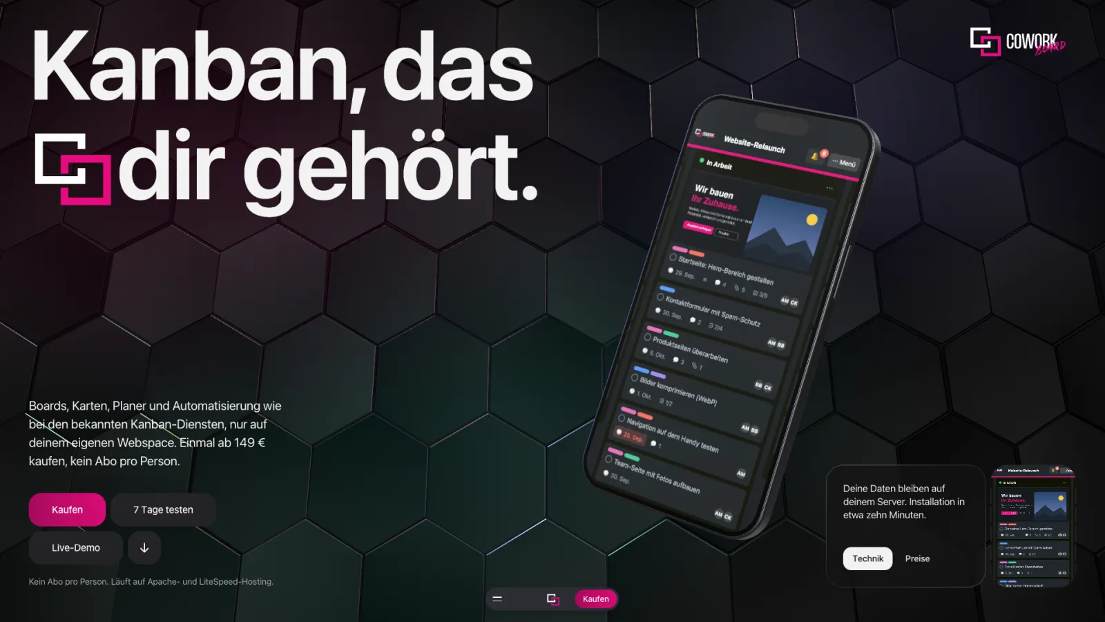 CoWorkboard — Desktop