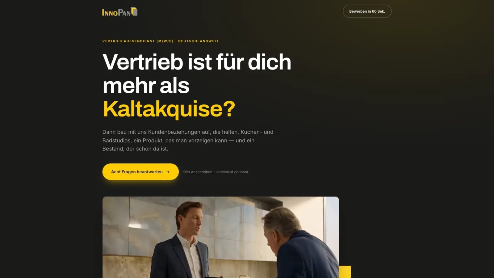 Innopan Recruiting — Desktop