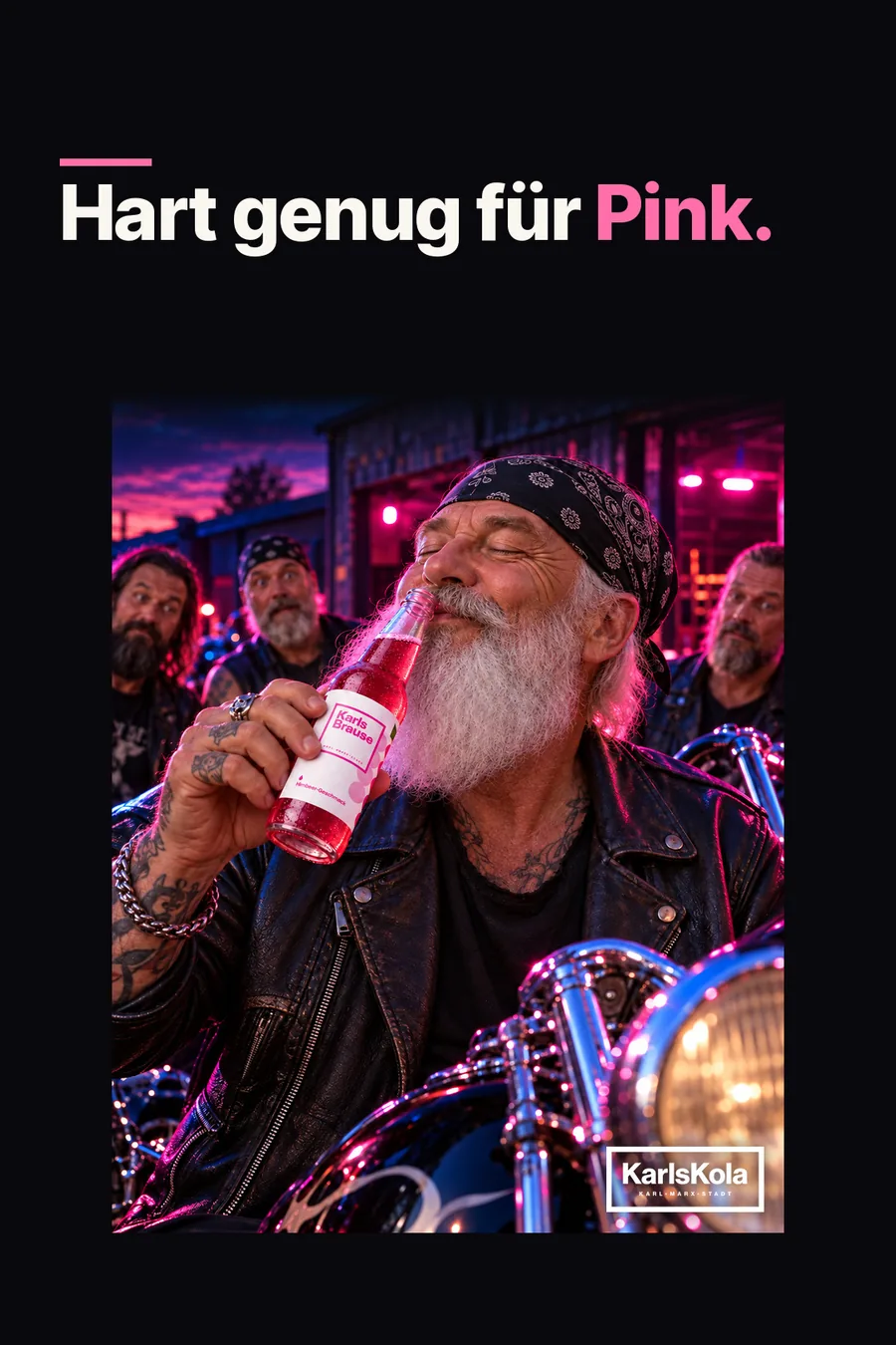 Anzeigenmotiv: Hart genug für Pink.