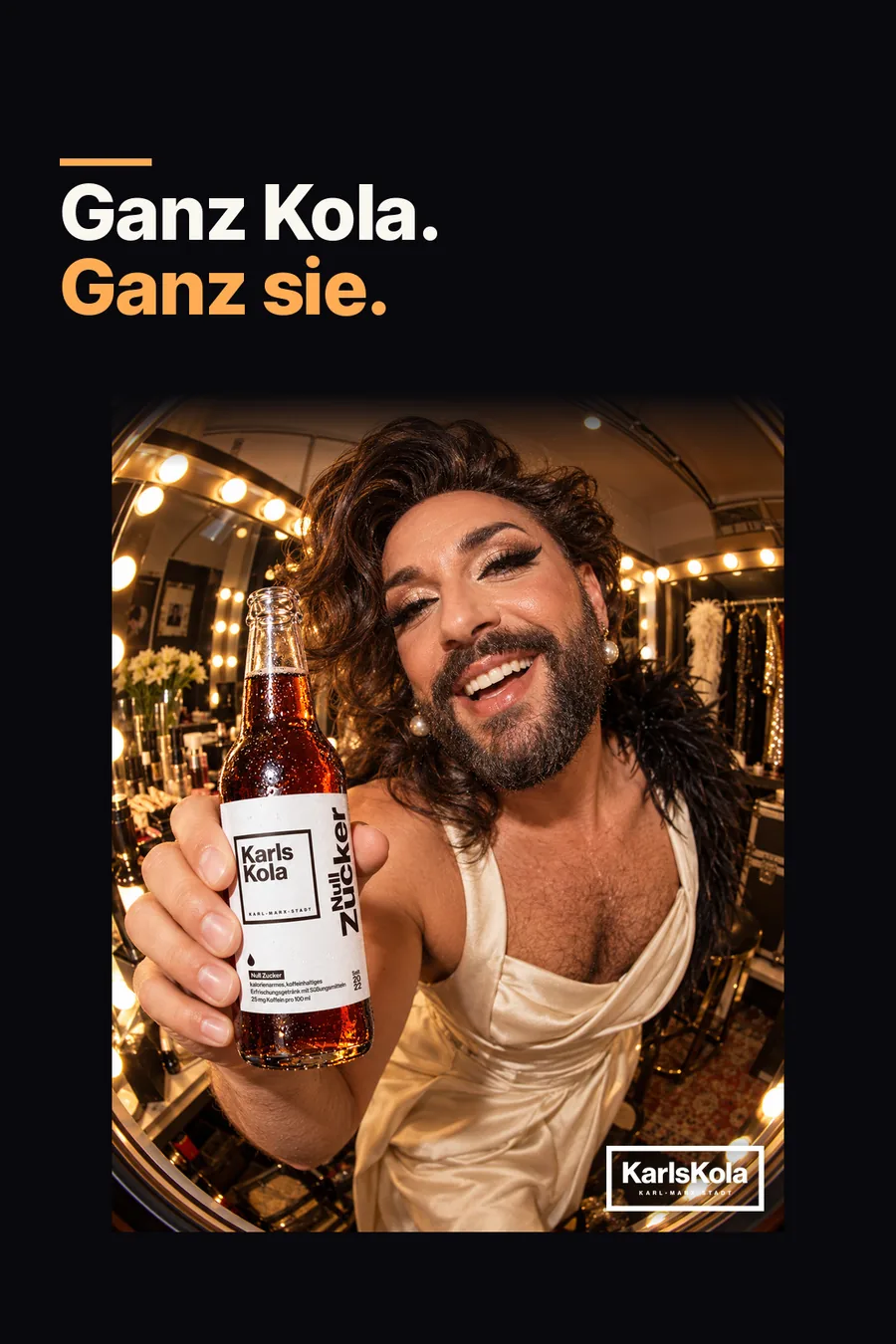Anzeigenmotiv: Ganz Kola. Ganz sie.