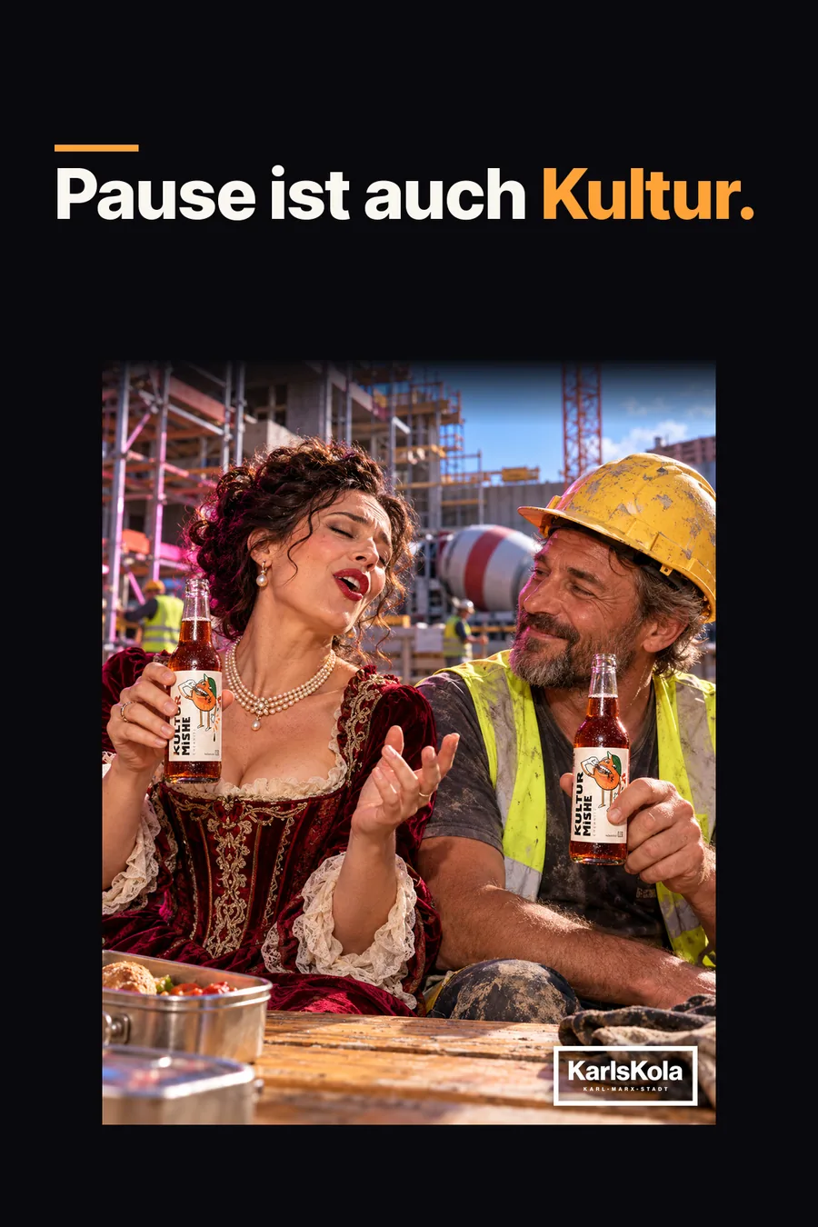 Anzeigenmotiv: Pause ist auch Kultur.