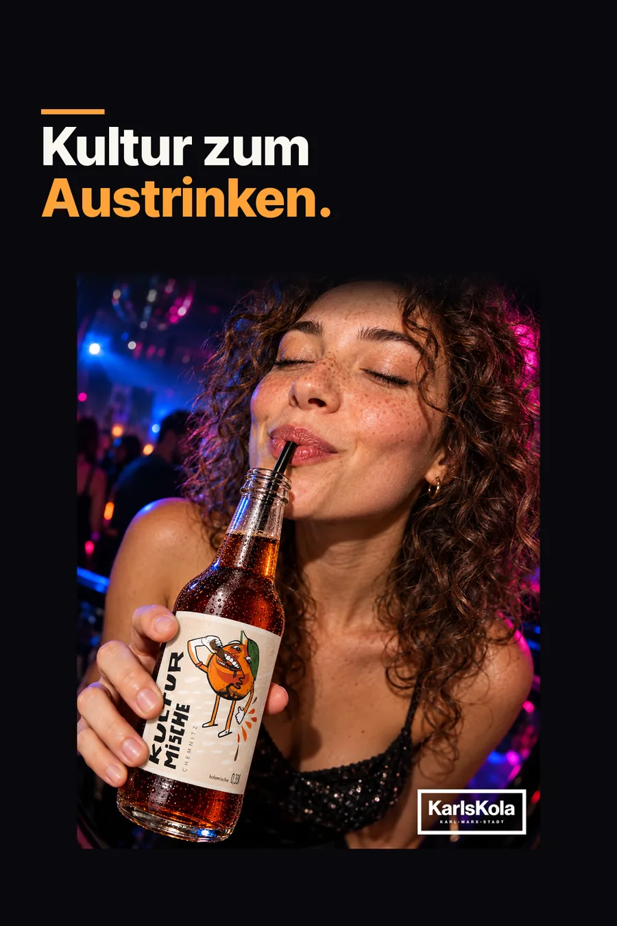 Anzeigenmotiv: Kultur zum Austrinken.