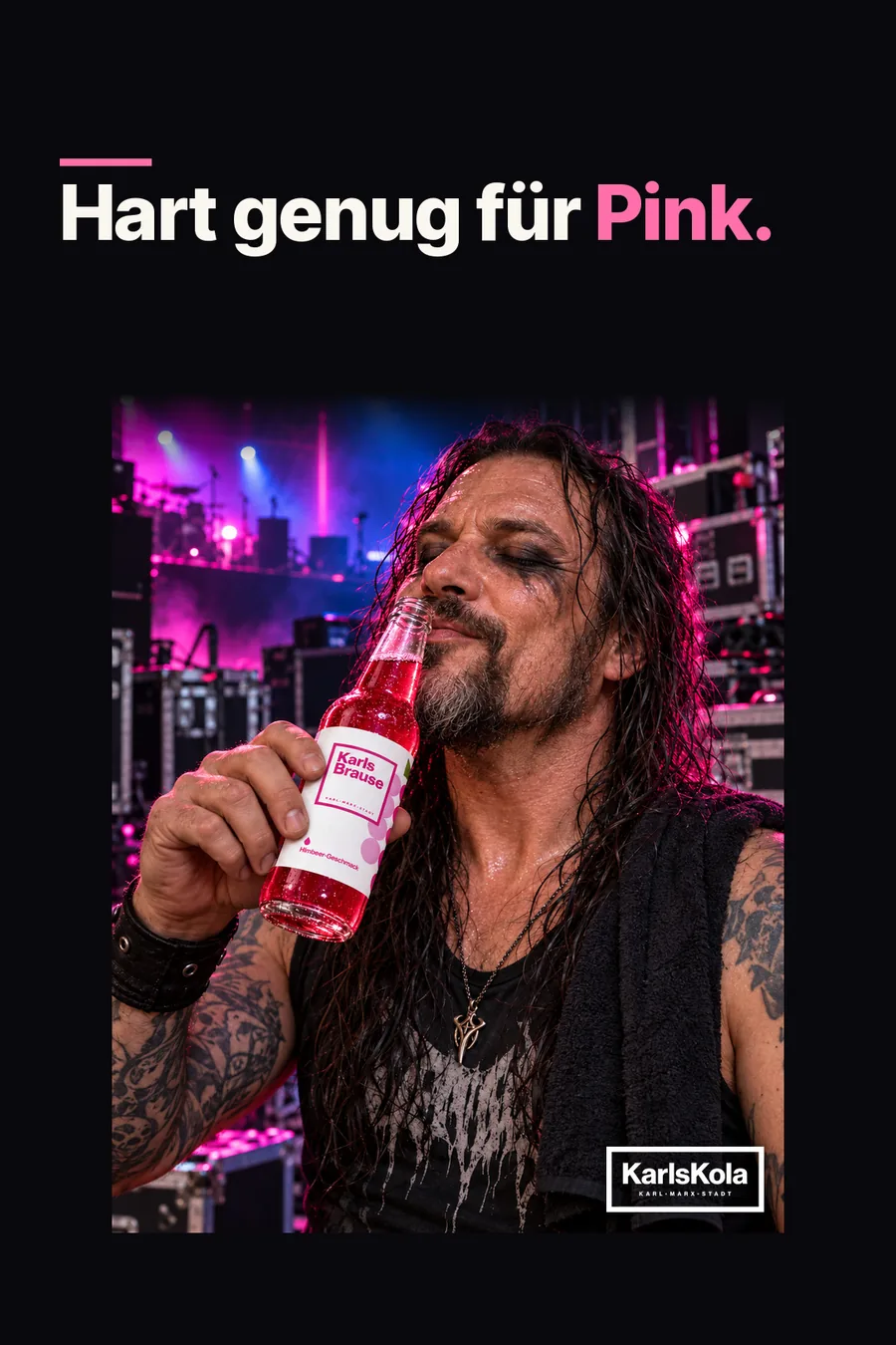 Anzeigenmotiv: Hart genug für Pink.